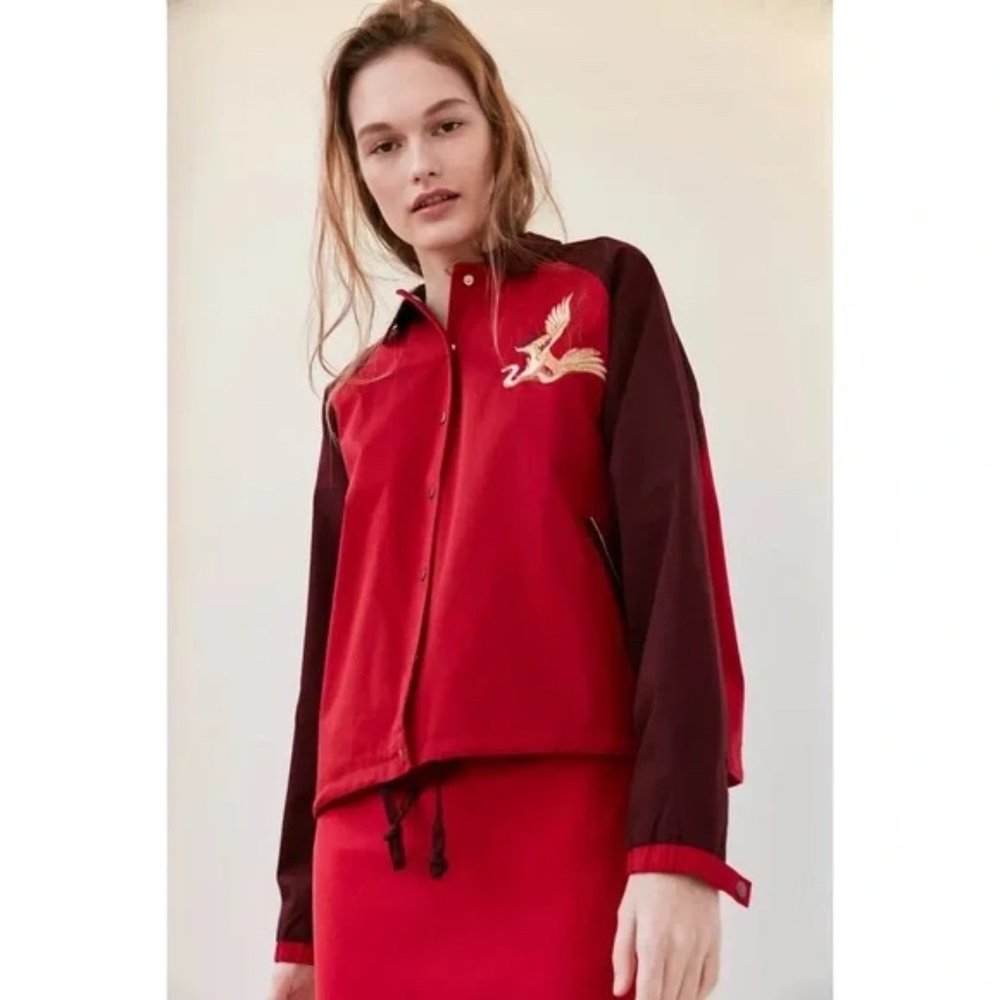 Silence & Noise red dragon jacket size M